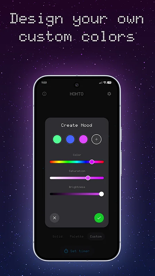 HOHTO animated gradient mood light
