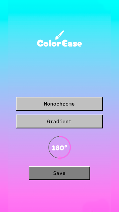 Screenshot of ColorEase main screen